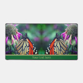 Monarch Butterfly on Flower Up Personated Bureaumat (Voorkant)