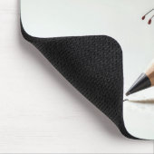 Monarch Butterfly On Pencil With Text Muismat (Hoek)