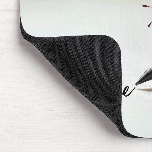 Monarch Butterfly On Pencil With Text Muismat (Hoek)