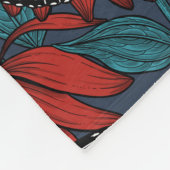 Monarch butterfly on red coneflowers fleece deken (Hoek)