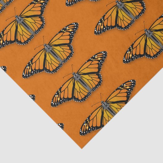 Monarch Butterfly-ontkoppeling Tissuepapier (Detail)