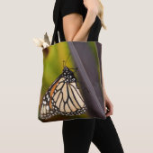 Monarch Butterfly op Agave Tote Bag (Dichtbij)