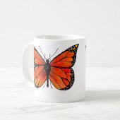 Monarch Butterfly op Coffee/Tea-Mok Koffiemok (Voorkant links)