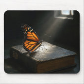 Monarch Butterfly op een bijbel Muismat (Voorkant)