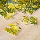 Monarch Butterfly op Goldenrod Puzzle Legpuzzel (Zijkant)