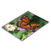 Monarch Butterfly op Lantana Flowers.Notebook Notitieboek (Linkerzijde)