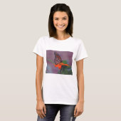 Monarch Butterfly op Mexicaanse zonnebloem (Tithon T-shirt (Voorkant volledig)