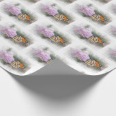 Monarch Butterfly op Milkweed Cadeaupapier (Hoek)