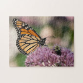 Monarch Butterfly op Native Wildflower Natuur Legpuzzel (Horizontaal)