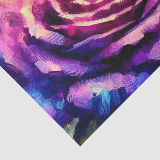 Monarch Butterfly op Roos bij Sunset Decoupage Tissuepapier (Detail)