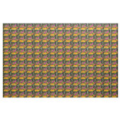 Monarch Butterfly op roze marigold Stof (Yard (91,4 cm))