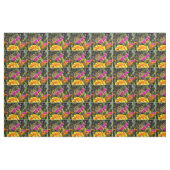 Monarch Butterfly op roze marigold Stof (Fat Quarter)