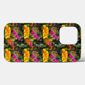 Monarch Butterfly op roze marigolfbloem Case-Mate iPhone Case (Achterkant (horizontaal))