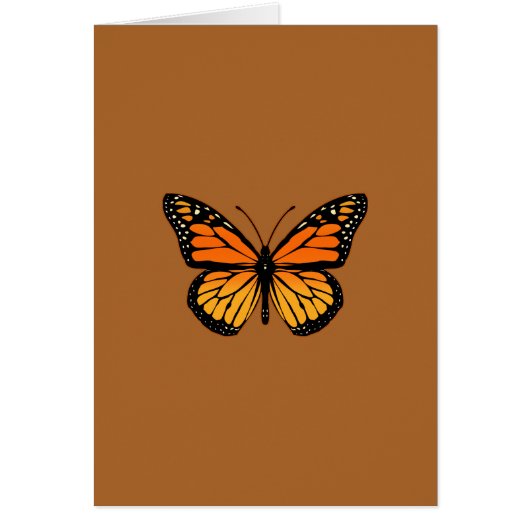 Monarch Butterfly op Sienna (Voorkant)