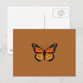 Monarch Butterfly op Sienna Briefkaart (Voorkant / Achterkant)