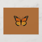 Monarch Butterfly op Sienna Briefkaart (Voorkant)