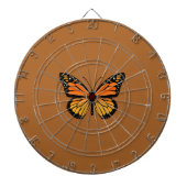 Monarch Butterfly op Sienna Dartbord (Voorkant)