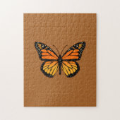 Monarch Butterfly op Sienna Legpuzzel (Verticaal)