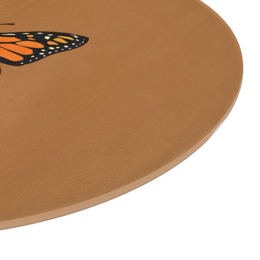 Monarch Butterfly op Sienna Snijplank (Hoek)