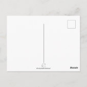 Monarch Butterfly op Verbena Blank Briefkaart (Achterkant)