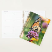 Monarch Butterfly op Verbena & Dahlia Blank Planner (Display)