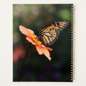 Monarch Butterfly op Verbena & Dahlia Blank Planner (Achterkant)