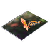 Monarch Butterfly op Verbena & Dahlia Notitieboek (Linkerzijde)