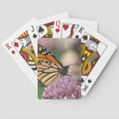 Monarch Butterfly op Wildflower Speelkaarten (Achterkant)