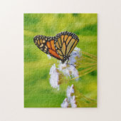 Monarch Butterfly op Wildflowers Art Puzzel Legpuzzel (Verticaal)