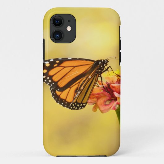 Monarch Butterfly op Zinnia Case-Mate iPhone Case (Achterkant)