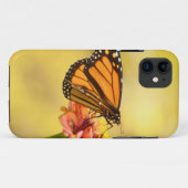 Monarch Butterfly op Zinnia Case-Mate iPhone Case (Achterkant (horizontaal))