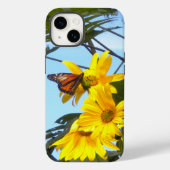 Monarch Butterfly op zonnebloemen Case-Mate iPhone Case (Achterkant)
