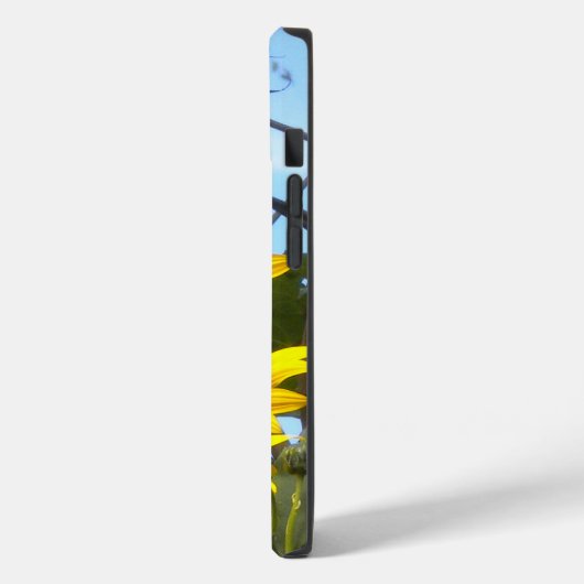 Monarch Butterfly op zonnebloemen Case-Mate iPhone Case (Achterkant / Links)