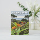 Monarch Butterfly Pacific Grove California Travel Briefkaart (Staand voorkant)