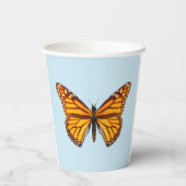Monarch Butterfly Papieren Bekers (Achterkant)
