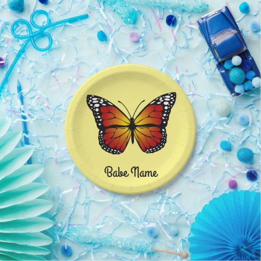Monarch Butterfly Papieren Bordje (Feest)