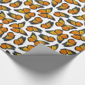 Monarch Butterfly Patroon Cadeaupapier (Hoek)