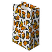Monarch Butterfly Patroon Klein Cadeauzakje (Achterkant Gekanteld)