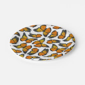 Monarch Butterfly Patroon Papieren Bordje (Gekanteld)