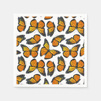 Monarch Butterfly Patroon Servet
