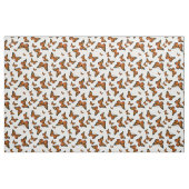 Monarch Butterfly Pattern op White Background Stof (Fat Quarter)