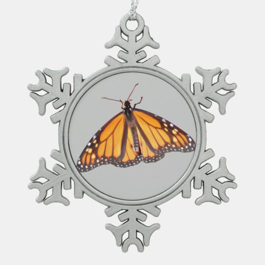 Monarch Butterfly ~ Pewter ornament (Voorkant)