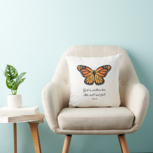 Monarch Butterfly Pillow God zit in haar Kussen