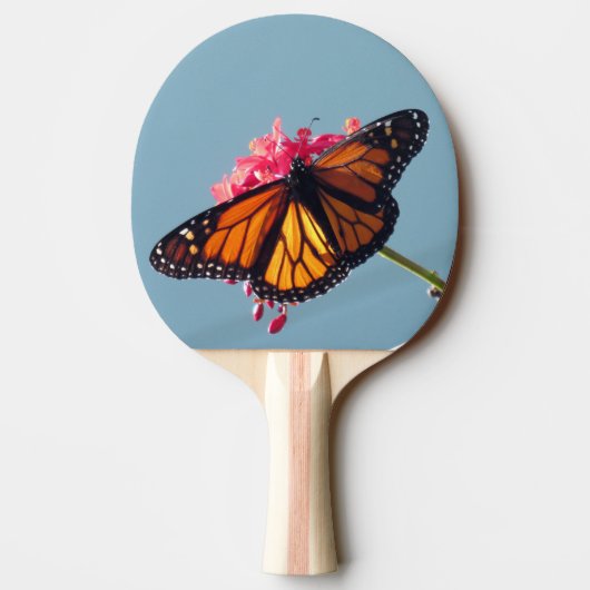 Monarch Butterfly - Ping Pong Paddle Tafeltennisbatje (Achterkant)