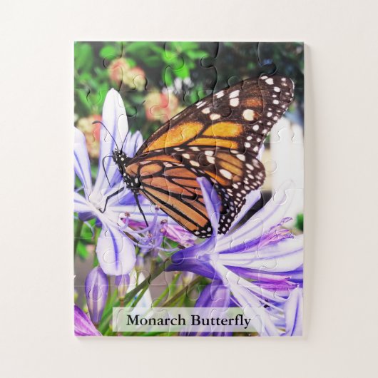 Monarch Butterfly Pollinating Insect 30Pcs Legpuzzel (Verticaal)