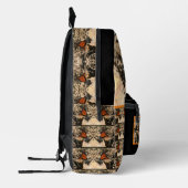 Monarch Butterfly Posing Natuur op maat Bedrukte Rugzak (Links)