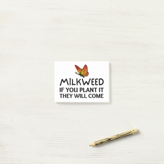 Monarch Butterfly Post-it® Notes (Op bureau)