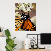 Monarch Butterfly Poster (Thuiskantoor)