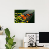 Monarch Butterfly Poster (Thuiskantoor)