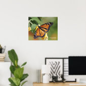 Monarch Butterfly Poster (Thuiskantoor)